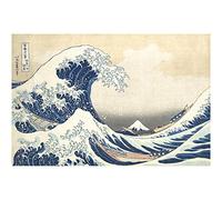 Spiffing Prints Katsushika Hokusai The Great Wave at Kanagawa - Medium - Matte - Framed