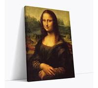 Spiffing Prints Leonardo Da Vinci - Mona Lisa Canvas Wall Art 12" by 16"