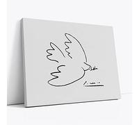 Spiffing Prints Pablo Picasso - Dove of Peace Canvas Wall Art 16" by 20"