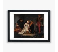 Spiffing Prints Paul Delaroche - Execution of Lady Jane Grey - Wall Print - Home Décor Art - Giclee Poster - Print Only - Small