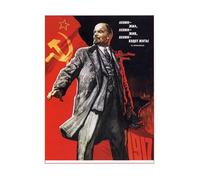Spiffing Prints Soviet Union Lenin Communism Communist - Medium - Semi Gloss - Unframed