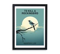 Spiffing Prints To Kill a Mockingbird - Classic Book Collection Unique Gift Idea - Large - Framed Print
