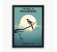 Spiffing Prints To Kill a Mockingbird - Classic Book Collection - Wall Poster - Unique Gift Idea - Giclee Print - Framed Print - Small