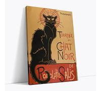 Spiffing Prints Tournee du Chat Noir Steinlen Canvas Wall Art 12" by 16"