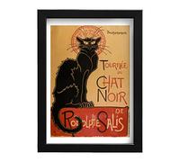 Spiffing Prints Tournee du Chat Noir Steinlen - Small - Archival Matte - Framed