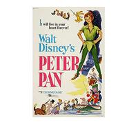 Spiffing Prints Walt Disney Peter Pan 1953 - Medium - Semi Gloss - Unframed