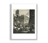 Spiffing Prints William Hogarth - Beer Street - Small - Semi-Gloss Art Print