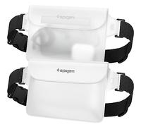 Spigen [2 Pack] Aqua Shield Waterproof Dry Bag, [Quad Seal Tech] [Non-Toxic TPU Material] IPX8 Waterproof Bags with Adjustable Waist Strap - Snow White