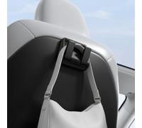 Spigen 2-Pack Car Seat Hook Holder for Tesla Model 3 Highland 2024/25/26 and Model Y Juniper 2025/26, Non-Slip & Drop Free Rubber Hanger, Rear Clip Compatible with Tesla Model 3/Y Premium ONLY