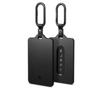 Spigen 2-Pack Tesla Key Card Holder Protector, Tesla Accessories | Car Key Card Cover Case Compatible with Tesla Model 3, Model Y, Model S & Model X (All Models & Years) - Carbon Edition