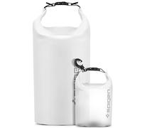 Spigen [20L+2L Set [IPX6] Aqua Shield Waterproof Bag Dry Bag for Hiking Swimming Kayaking, Small Wet Bag, Crossbody Carry, Roll-Top, Robust & Anti-Scratch, Essential Camping, Boating - Snow White