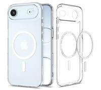 Spigen Air Skin Hybrid MagFit Case for iPhone Air (2025), Compatible with MagSafe Accessories [Super Slim] [Anti-Yellowing] - Clear White