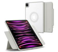 Spigen AirSkin Pro OneTap Compatible with iPad Pro 12.9 inch Case M2 6th Generation (2022) / 5th Generation (2021), detachable cover with magnet - Gray