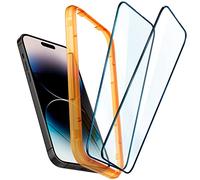 Spigen AlignMaster Full Coverage Tempered Glass Screen Protector for iPhone 14 Pro - 2 Pack