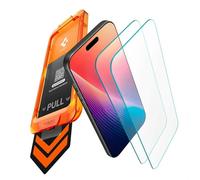 Spigen AlignMaster S [2 Pack] Screen Protector for iPhone 17 Pro