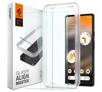 Spigen AlignMaster Tempered Glass Screen Protector for Pixel 6a - 2 Pack