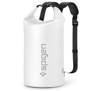 Spigen Aqua Shield Waterproof Dry Bag Rucksack 30L, [Mesh-Lined Padded Straps] [Roll-Top Closure] Backpack for Swimming, Paddle Boarding, Fishing, Kayaking, Camping, and Boating - Snow White