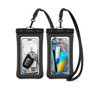 Spigen Aqua Shield Waterproof Mobile Phone Case IPX8 Waterproof Mobile Phone Case Compatible with iPhone 16/15/14/13 Series, Galaxy S25/S24/S23 and All Smartphones - Black