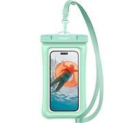 Spigen AquaShield Floating Universal Waterproof Phone Pouch, Waterproof Phone Case, PVC Protective Dry Bag Cases with IPX8 A610 Compatible with iPhone, Galaxy, Google (Pack of 1) - Floatable Mint