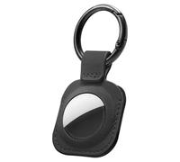 Spigen AT200 Essential Keychain Compatible with AirTag 2/1 (2026/2021) Cover with Keychain Protective Cover with Key Ring - Black