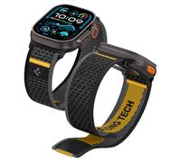 Spigen Athlex Air Apple Watch Strap Band Compatible with Apple Watch Ultra 3/2/1 (49mm), Series 11/10 (46mm), 9/8/7 (45mm), SE/6/5/4 (44mm), 3/2/1 (42mm) - Active Black