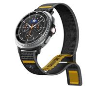Spigen Athlex Air Strap for Samsung Galaxy Watch 9/8 Series & Ultra 2/1 | Breathable nylon loop strap with hook-and-loop fastener and sporty yellow stitching