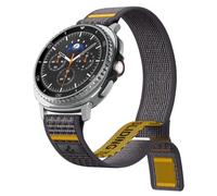 Spigen Athlex Air Strap for Samsung Galaxy Watch 9/8 Series & Ultra 2/1 | Breathable nylon loop strap with hook-and-loop fastener and sporty yellow stitching