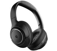 Spigen Audio SA-HP P10 Over-Ear Headphones with Active Noise Cancellation, 60 Hours Playtime, Up to 43dB 4 Multi-Mode ANC Pro, EQ Tuning, 5 Microphones, Gaming Mode, 40mm Drivers - Black