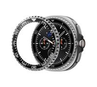 Spigen Bezel Tune Compatible with Samsung Galaxy Watch 8 Classic 46mm Bezel Ring Protector Ring Adhesive Cover (2025) - Black
