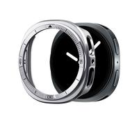 Spigen Bezel Tune Pro Compatible with Samsung Galaxy Watch 8 44mm Bezel Ring Protector with Case (2025) - Silver
