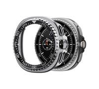 Spigen Bezel Tune Pro Compatible with Samsung Galaxy Watch 8 Classic 46mm Bezel Ring Protector with Case (2025) - Silver