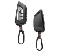 Spigen BMW Key Cover Case with Carabiner & Strap, TPU - 1 Pack | Shockproof, Anti-Scratch, Enhanced Grip, Premium Gift for BMW Owners, Car Key Protector Holder, BMW Accessories
