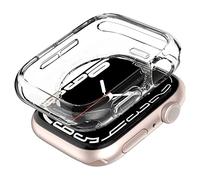 Spigen Case Compatible with Apple Watch Series 9/8/7/6/SE/SE2/5/4 (44 mm / 45 mm) Liquid Crystal 4 Sides Full Protection Crystal Clear - ACS04196