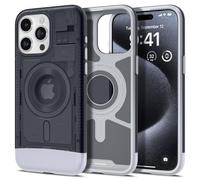 Spigen Classic C1 MagFit Case for iPhone 15 Pro, Compatible with MagSafe Accessories - Graphite