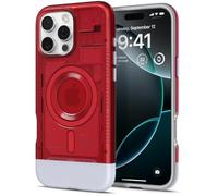 Spigen Classic C1 MagFit Case for iPhone 16 Pro, Compatible with MagSafe Accessories - Ruby