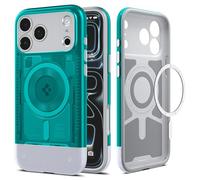 Spigen Classic C1 MagFit Case for iPhone 17 Pro, MagSafe Compatible Phone Cover - Bondi Blue