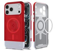 Spigen Classic C1 MagFit Case for iPhone 17 Pro, MagSafe Compatible Phone Cover - Ruby