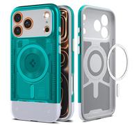 Spigen Classic C1 MagFit Case for iPhone 17 Pro Max (2025), Compatible with MagSafe Accessories - Bondi Blue