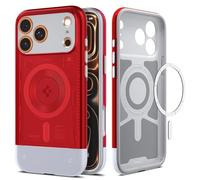 Spigen Classic C1 MagFit Case for iPhone 17 Pro Max (2025), Compatible with MagSafe Accessories - Ruby