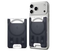 Spigen Classic C1 MagFit Magnetic MagSafe Wallet Card Holder 3-Cards Compatible with iPhone 17/16/15/14/13/12 Series and PixelSnap Cases for Pixel 10 Series - Graphite