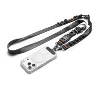 Spigen DA30M [2-in-1 Detachable Magnetic Lanyard] with MOLLE System - Universal Fit, Adjustable Crossbody & Wrist Strap, Secure & Anti-Theft Design - Black