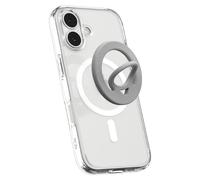Spigen Dual Pop MagFit Magnetic Ring for MagSafe [Double-Sided Magnet] | Phone Holder Grip for iPhone Duo 18 Pro Max 17 16 15 14 13 & MagSafe Cases for Samsung S26 S25 Pixelsnap Pixel 11 10 - Grey