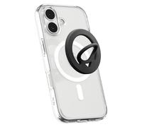 Spigen Dual Pop MagFit Phone Ring Grip [Lightweight Silicone] Designed for MagSafe iPhone 17 16 15 14 13 12 Pro Max Air & MagSafe Cases for Pixelsnap Pixel 10 9a Samsung S25 16e - Black