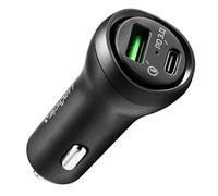 Spigen Essential 45W USB C Car Charger Fast Charging Power Delivery 27W Quick Charge 3.0 18W Compatible with iPhone 14 13 12 Pro Max Mini Plus 11 SE 2020 Galaxy S23 S22 S21 S20 Ultra S10 Note 20