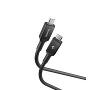 Spigen Essential USB C to C Cable 240W PD Fast Charging Cable [1.2m] 40Gbps with E-Marker Chip for iPhone 17/16/15 Pro Max Air, Google Pixel 10, iPad, MacBook Pro Air, Laptops - Black
