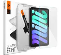 Spigen EZ Fit [1 Pack] Screen Protector 8.3 inch for iPad mini 7 2024 | iPad mini 6 2021, 9H Hardness Tempered Glass, Easy Installation Kit, Case-Friendly, Crystal Clear, Touch Responsive