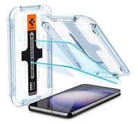 Spigen EZ Fit [2 Pack] Screen Protector for Samsung Galaxy S23 Plus | 9H Hardness Tempered Glass, Easy Installation Kit, Case-Friendly, Crystal Clear, Touch Responsive, Oleophobic Coating