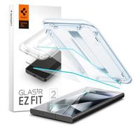 Spigen EZ Fit [2 Pack] Screen Protector for Samsung Galaxy S24 Ultra | 9H Hardness Tempered Glass, Easy Installation Kit, Case-Friendly, Crystal Clear, Touch Responsive, Oleophobic Coating