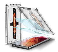 Spigen EZ Fit [2P] Tempered Glass Screen Protector for Samsung Galaxy S21 | 9H Hardness Tempered Glass, Easy Installation Kit, Case-Friendly, Crystal Clear, Touch Responsive, Oleophobic Coating
