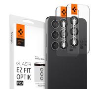 Spigen EZ Fit Optik Pro Tempered Glass Camera Lens Protector for Samsung Galaxy S24 Plus (2 Pack) - Black
